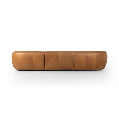 Four Hands - Kensington - Saldana 3 Piece Sectional W/Chaise - Lorento Cognac - 246599-001_CLOSEOUT view 4