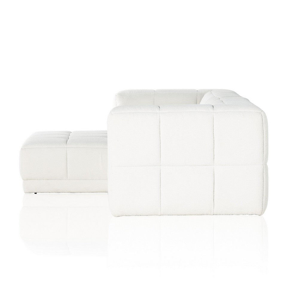Four Hands - Kensington - Tavi 2-Piece Sectional - FIQA Boucle Natural - 231276-003_CLOSEOUT view 3