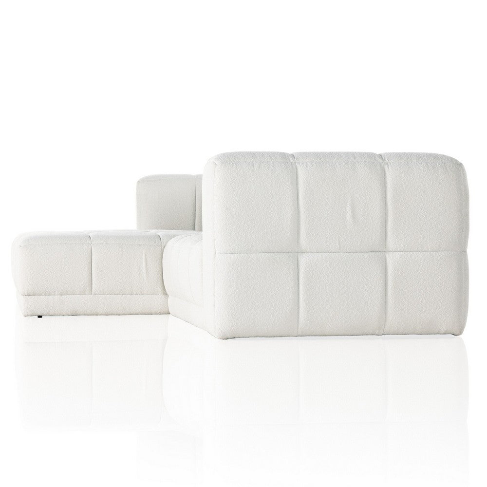 Four Hands - Kensington - Tavi 2-Piece Sectional - FIQA Boucle Natural - 231276-003_CLOSEOUT view 4