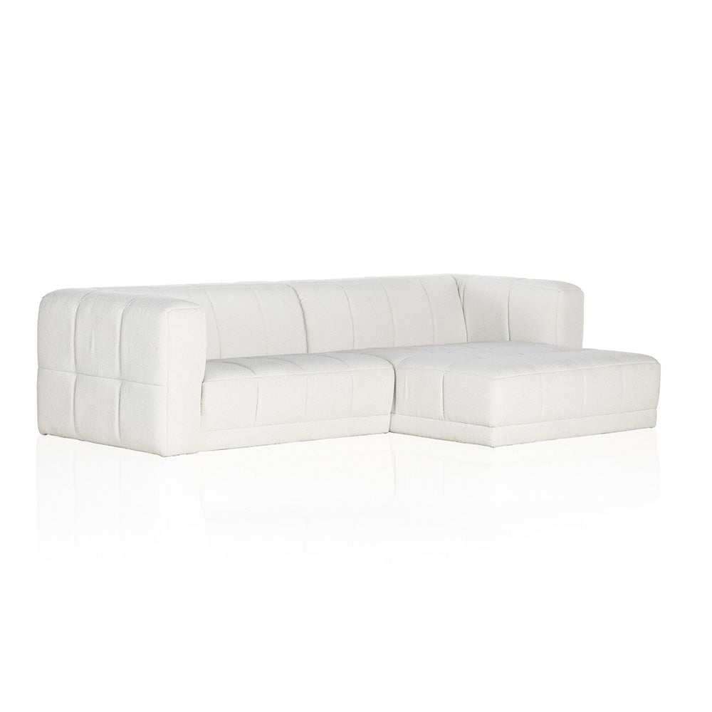 Four Hands - Kensington - Tavi 2-Piece Sectional - FIQA Boucle Natural - 231277-003_CLOSEOUT view 1