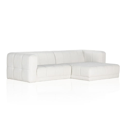 Four Hands - Kensington - Tavi 2-Piece Sectional - FIQA Boucle Natural - 231277-003_CLOSEOUT view 1