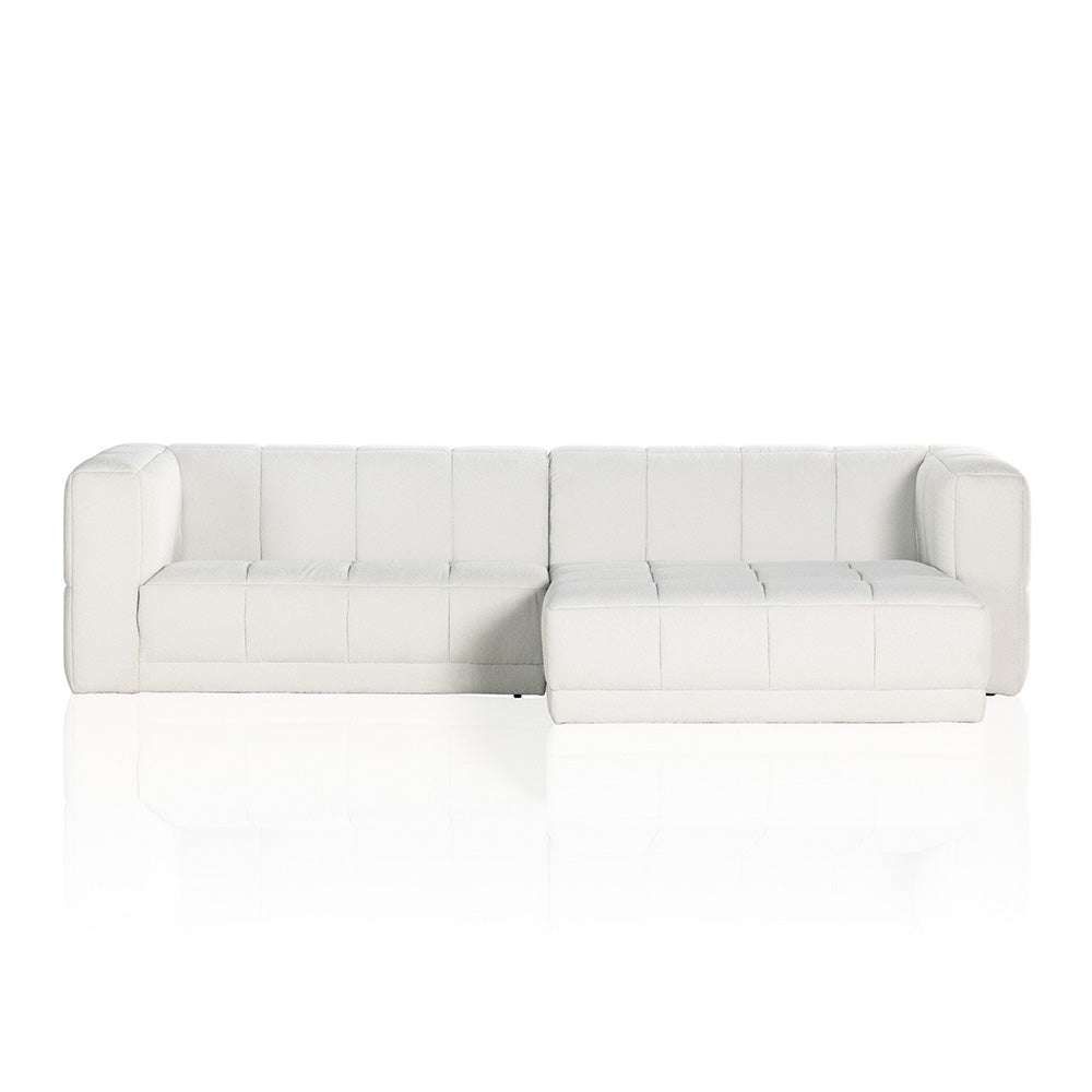Four Hands - Kensington - Tavi 2-Piece Sectional - FIQA Boucle Natural - 231277-003_CLOSEOUT view 2