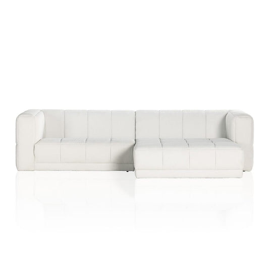 Four Hands - Kensington - Tavi 2-Piece Sectional - FIQA Boucle Natural - 231277-003_CLOSEOUT view 2