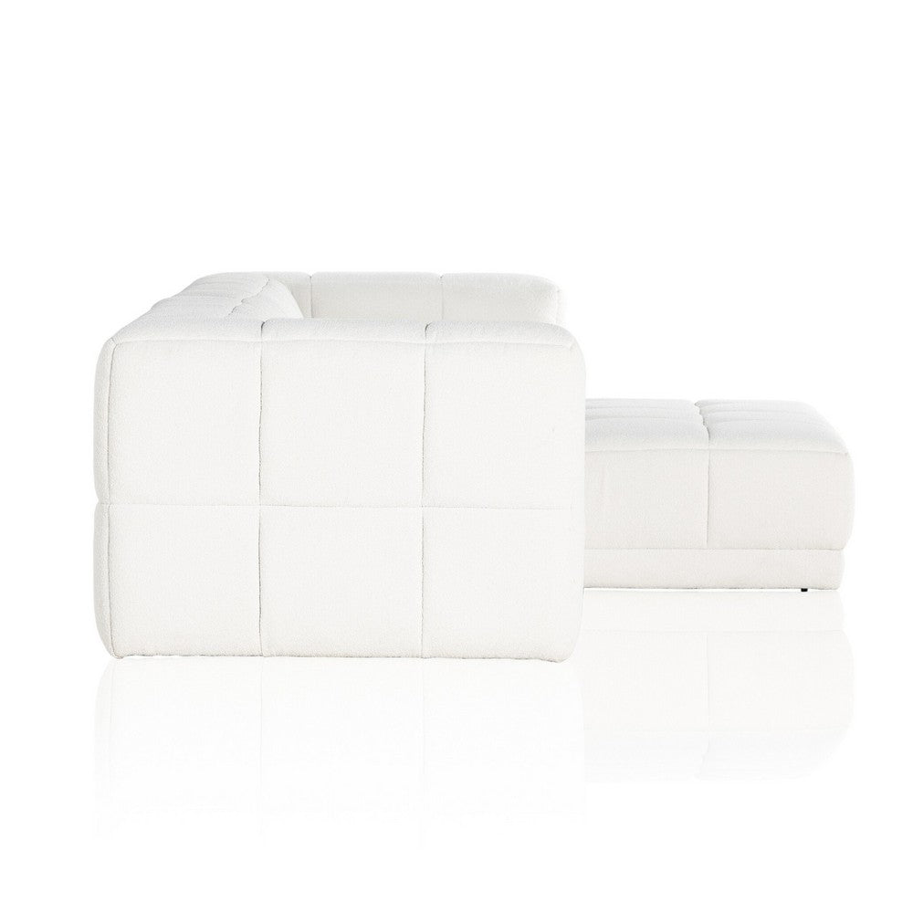 Four Hands - Kensington - Tavi 2-Piece Sectional - FIQA Boucle Natural - 231277-003_CLOSEOUT view 3