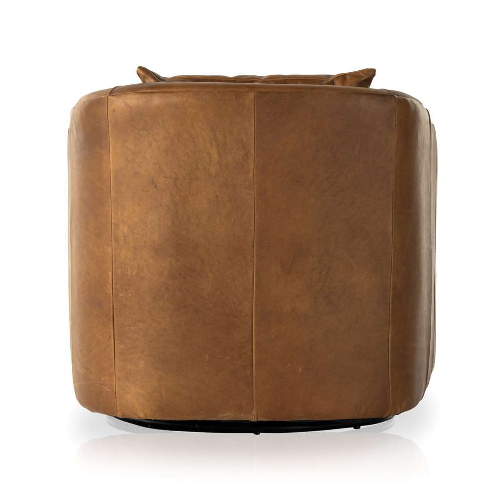 Four Hands - Kensington - Topanga Swivel Chair - Heirloom Sienna - 106008-018 veiw 2