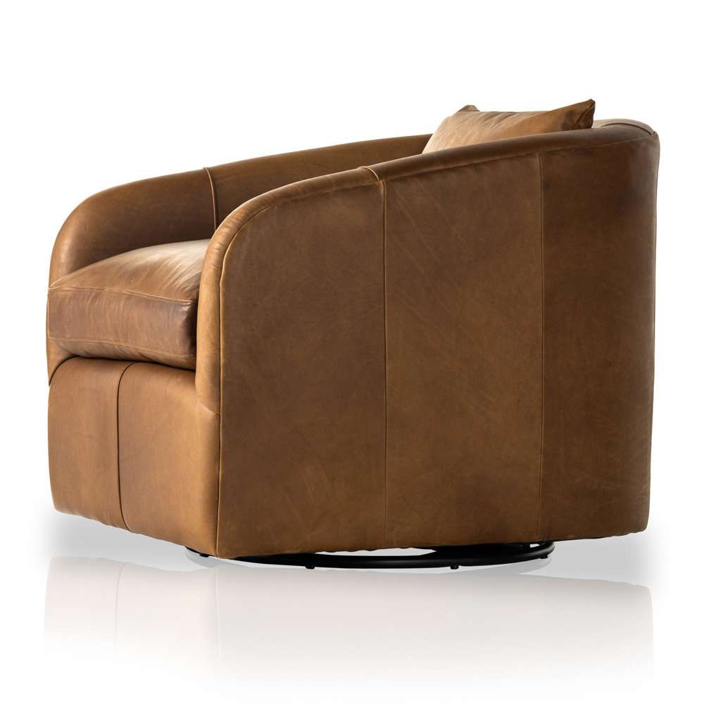 Four Hands - Kensington - Topanga Swivel Chair - Heirloom Sienna - 106008-018 veiw 3