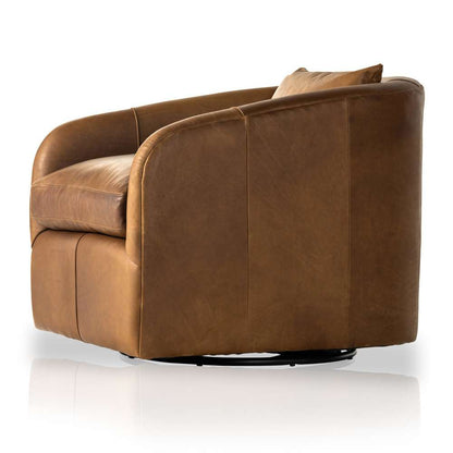 Four Hands - Kensington - Topanga Swivel Chair - Heirloom Sienna - 106008-018 veiw 3