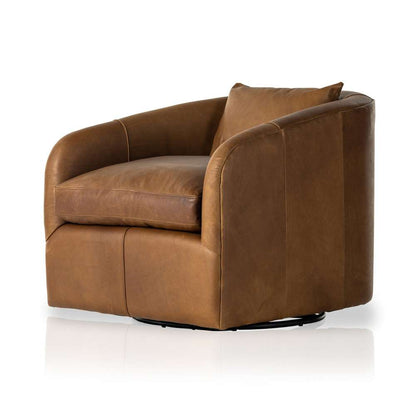 Four Hands - Kensington - Topanga Swivel Chair - Heirloom Sienna - 106008-018 veiw 12