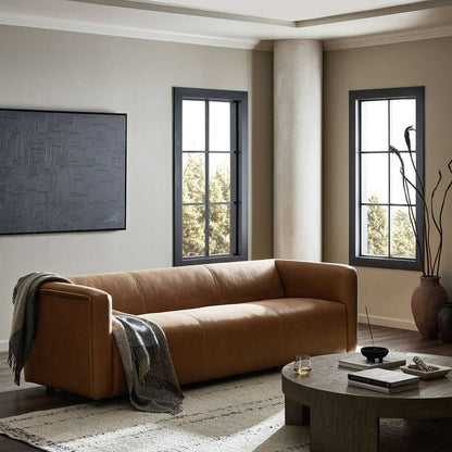 Four Hands - Kensington - Wellborn Sofa - 97in - Palermo Cognac - 237923-002 veiw 13