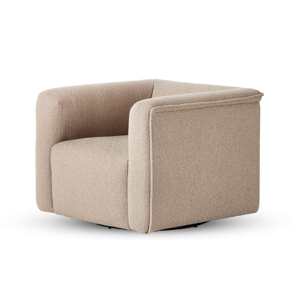 Four Hands - Kensington - Wellborn Swivel Chair-Kerbey Camel - 236762-001 veiw 1