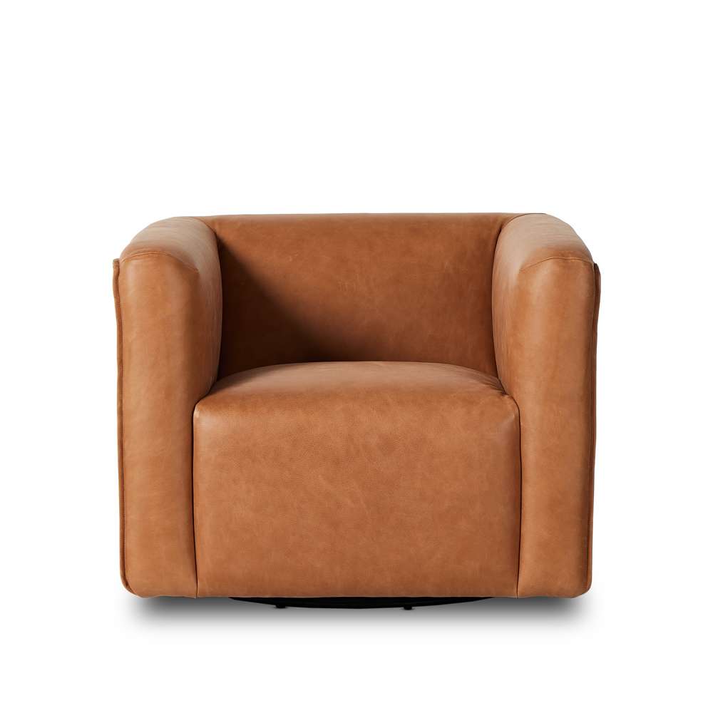 Four Hands - Kensington - Wellborn Swivel Chair-Palermo Cognac - 236762-002 veiw 7