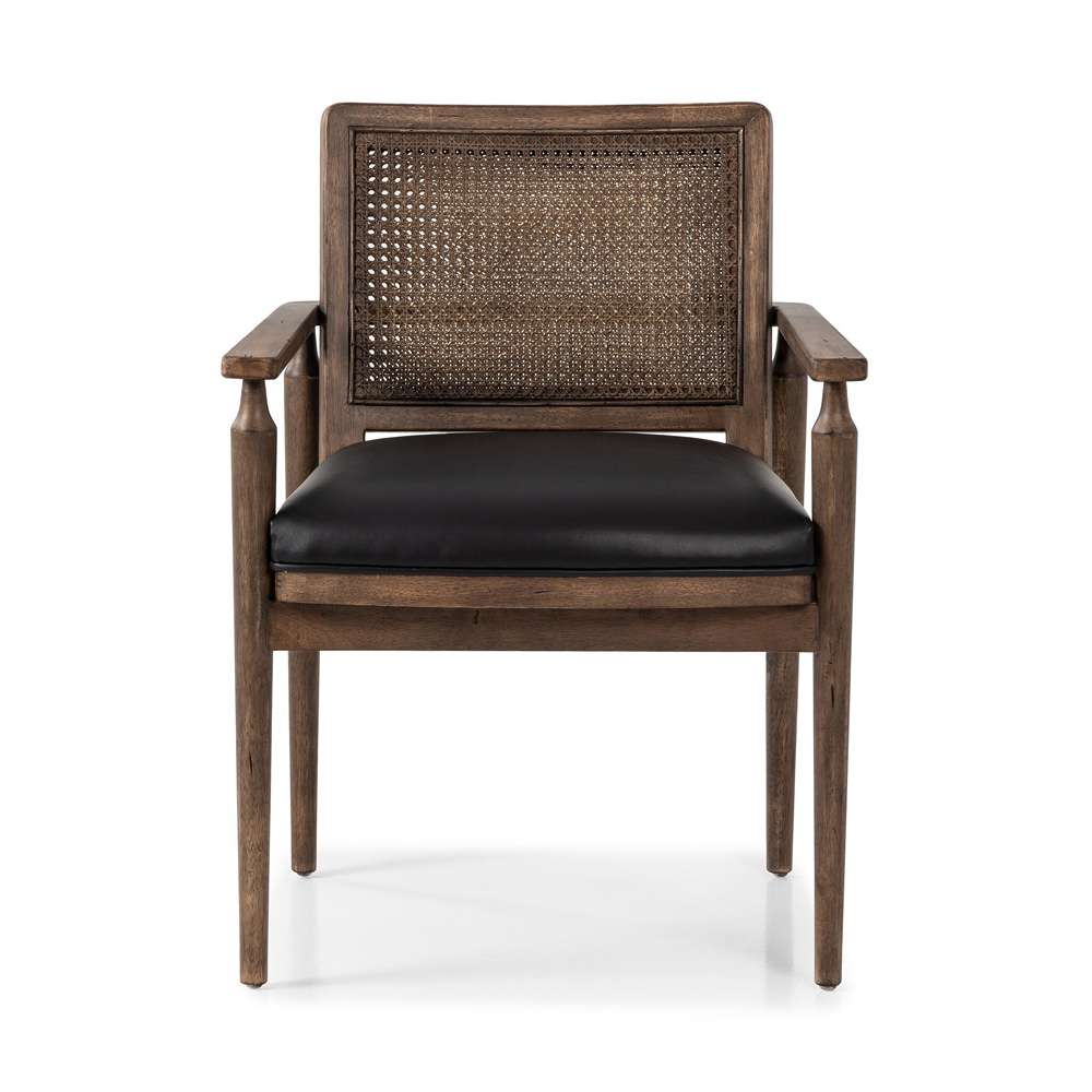 Four Hands - Kensington - Xavier Dining Armchair - Carson Black - 235754-001 veiw 1