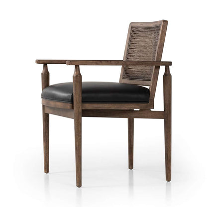 Four Hands - Kensington - Xavier Dining Armchair - Carson Black - 235754-001 veiw 2