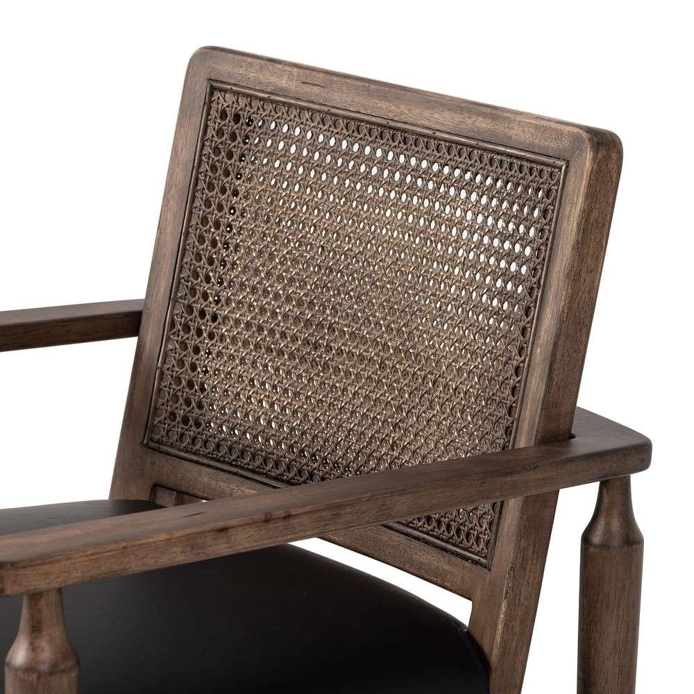 Four Hands - Kensington - Xavier Dining Armchair - Carson Black - 235754-001 veiw 3