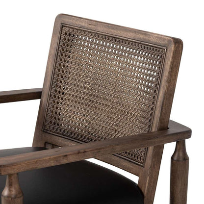 Four Hands - Kensington - Xavier Dining Armchair - Carson Black - 235754-001 veiw 3