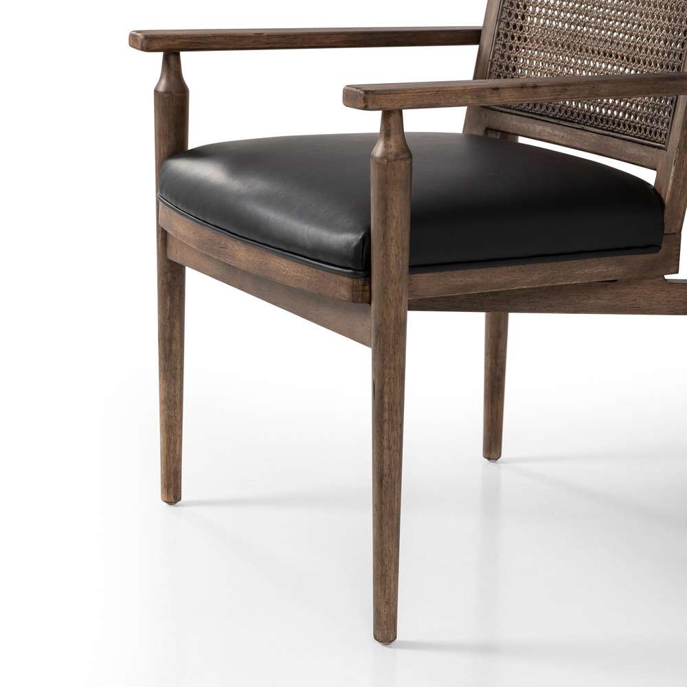 Four Hands - Kensington - Xavier Dining Armchair - Carson Black - 235754-001 veiw 5