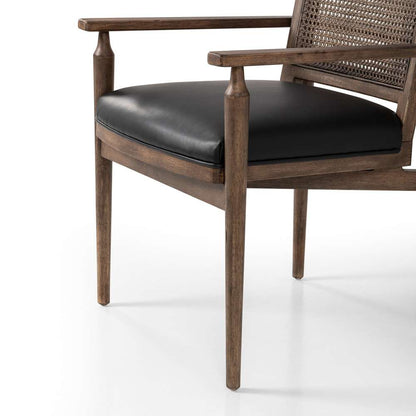 Four Hands - Kensington - Xavier Dining Armchair - Carson Black - 235754-001 veiw 5