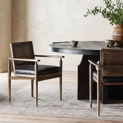 Four Hands - Kensington - Xavier Dining Armchair - Carson Black - 235754-001 veiw 9