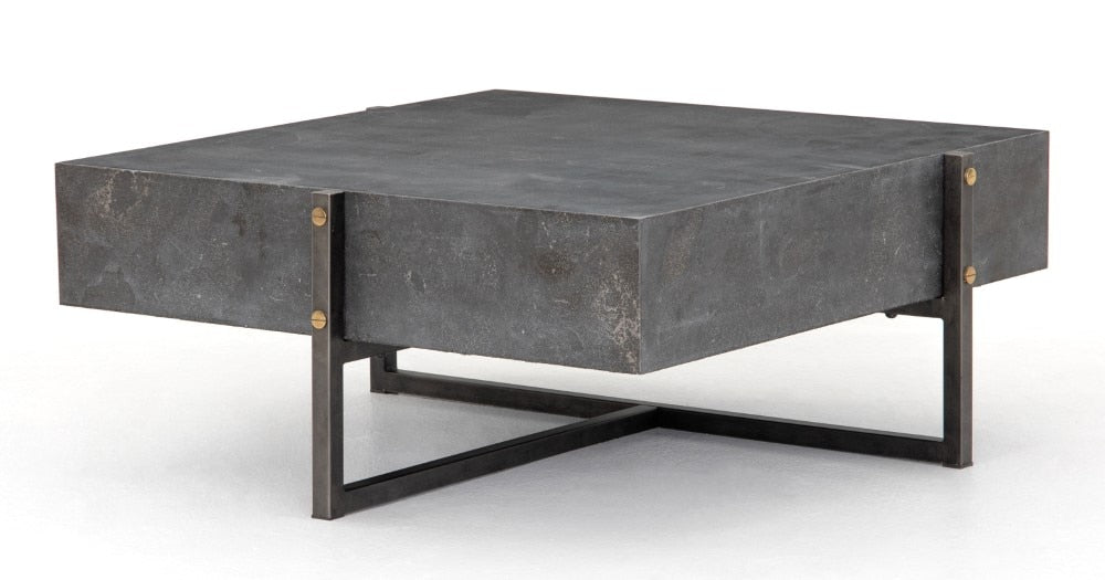 Four Hands - Keppler Square Coffee Table-Bluestone - CIMP-301 veiw 1
