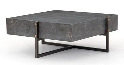 Four Hands - Keppler Square Coffee Table-Bluestone - CIMP-301 veiw 1