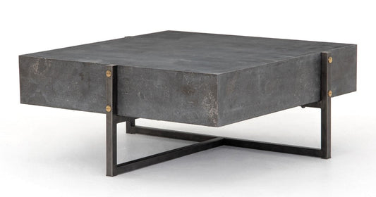 Four Hands - Keppler Square Coffee Table-Bluestone - CIMP-301 veiw 1