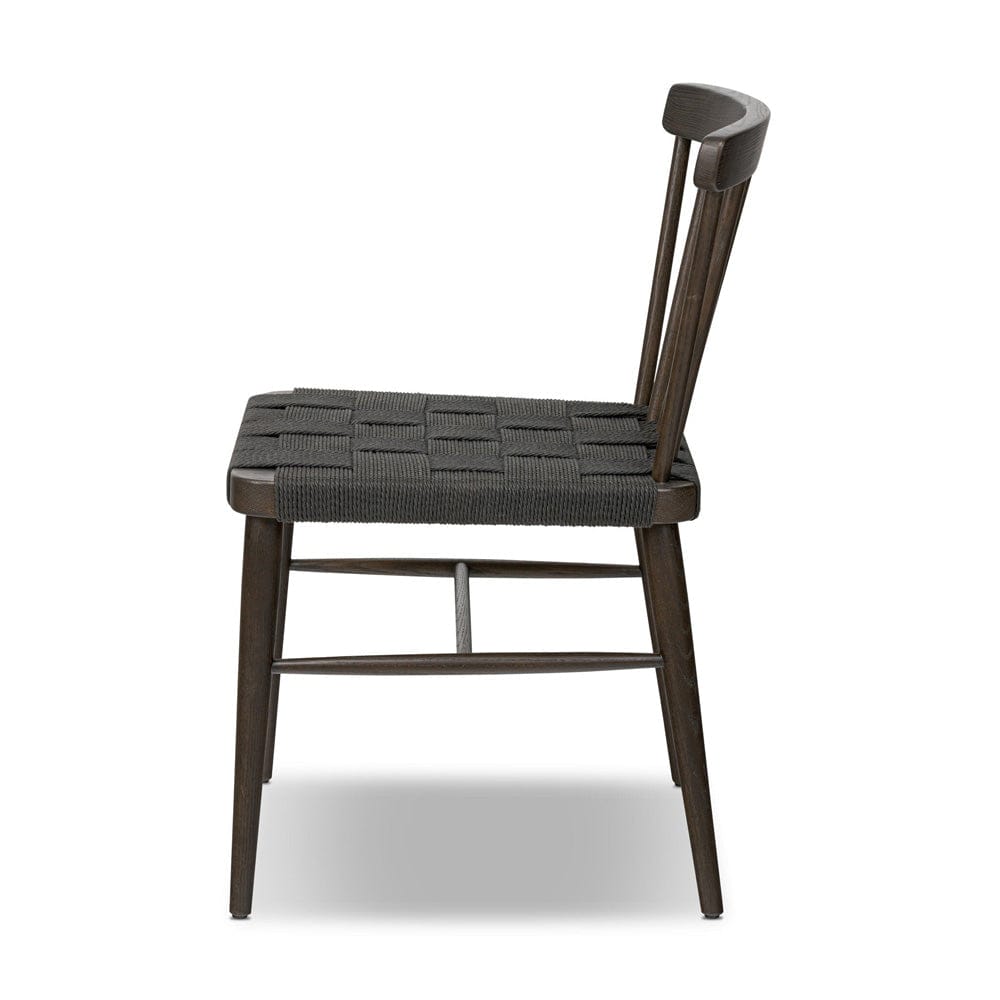 Four Hands - Kershaw Dining Chair - Black Rush - 242671-002 view 3