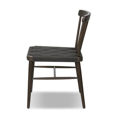 Four Hands - Kershaw Dining Chair - Black Rush - 242671-002 view 3
