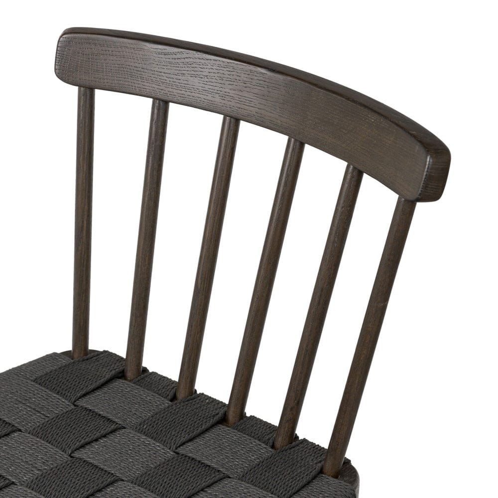 Four Hands - Kershaw Dining Chair - Black Rush - 242671-002 view 7