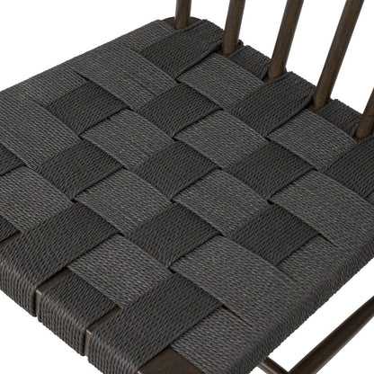 Four Hands - Kershaw Dining Chair - Black Rush - 242671-002 view 8