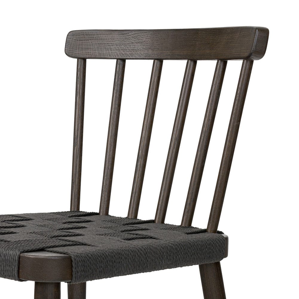 Four Hands - Kershaw Dining Chair - Black Rush - 242671-002 view 10