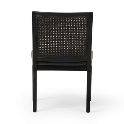 Four Hands - Keston - Antonia Armless Dining Chair-Black - 100054-011 veiw 2