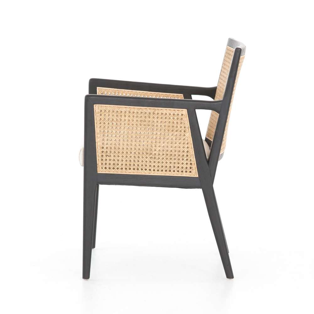 Four Hands - Antonia Cane Dining Armchair - Savile Flax - 101019-011 veiw 6