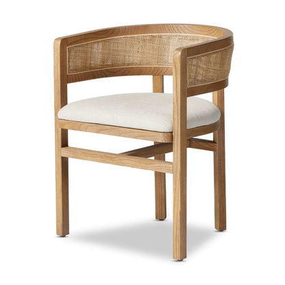 Four Hands - Keston - Cordoba Dining Armchair-Bergamo Parchmnt - 236108-001 veiw 1