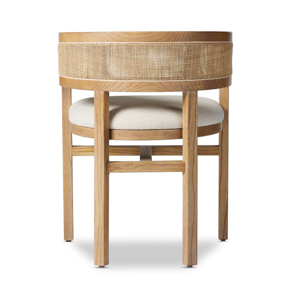 Four Hands - Keston - Cordoba Dining Armchair-Bergamo Parchmnt - 236108-001 veiw 6