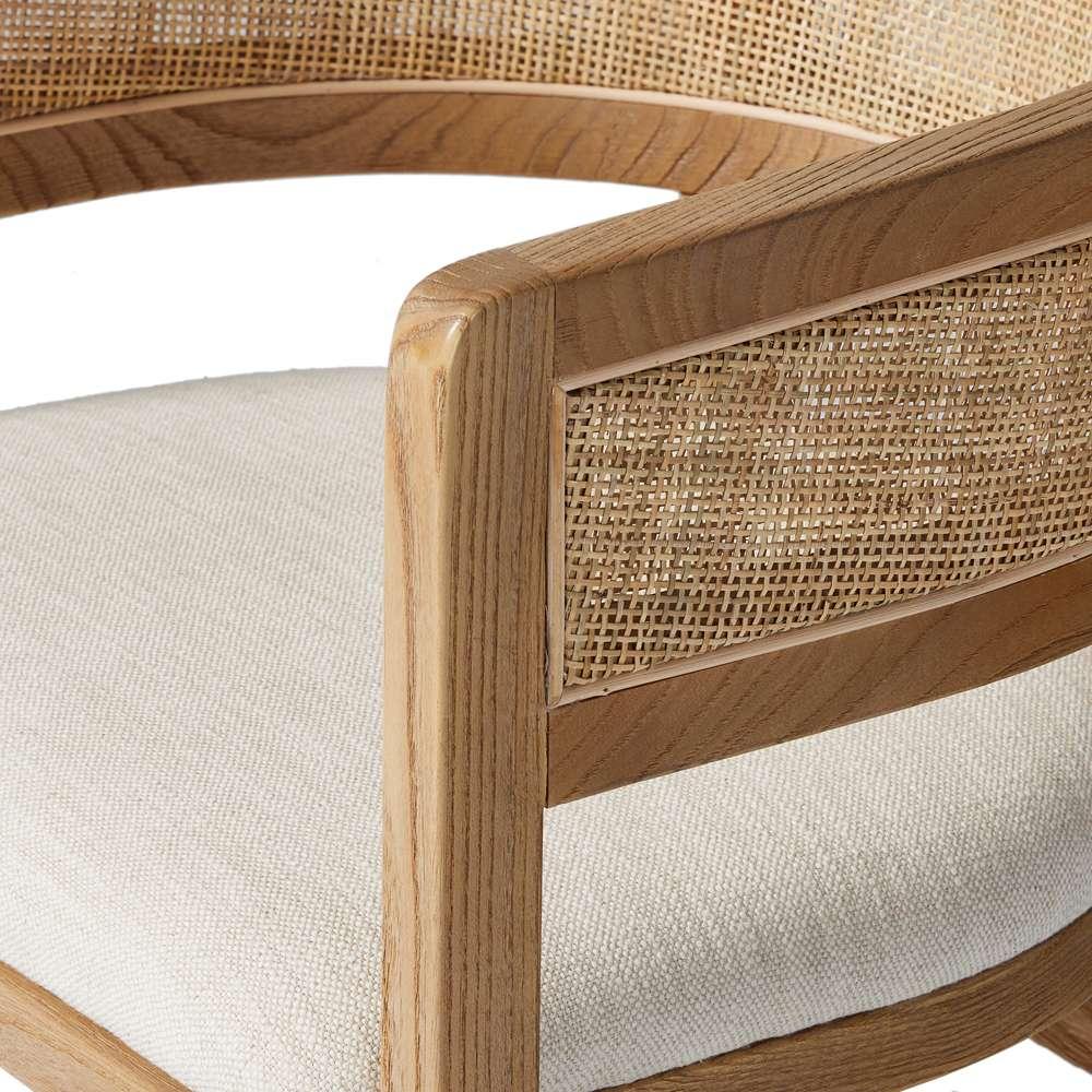 Four Hands - Keston - Cordoba Dining Armchair-Bergamo Parchmnt - 236108-001 veiw 8