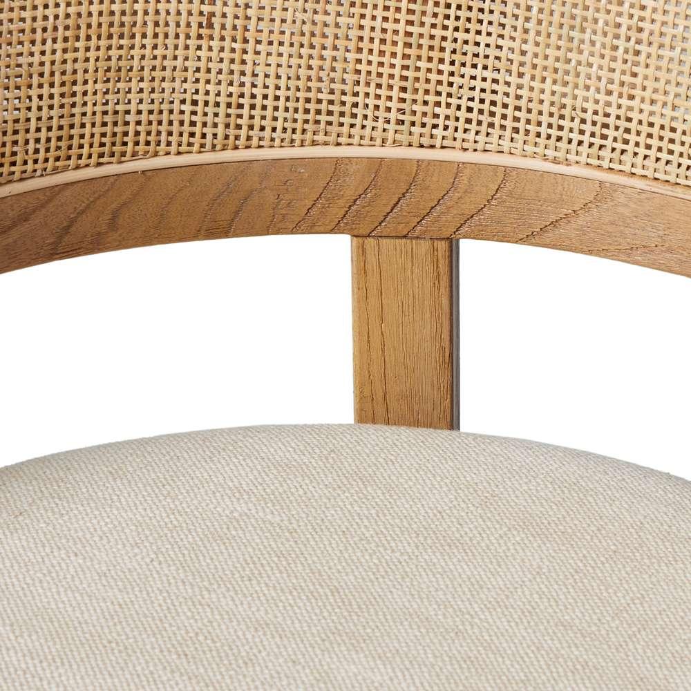 Four Hands - Keston - Cordoba Dining Armchair-Bergamo Parchmnt - 236108-001 veiw 9