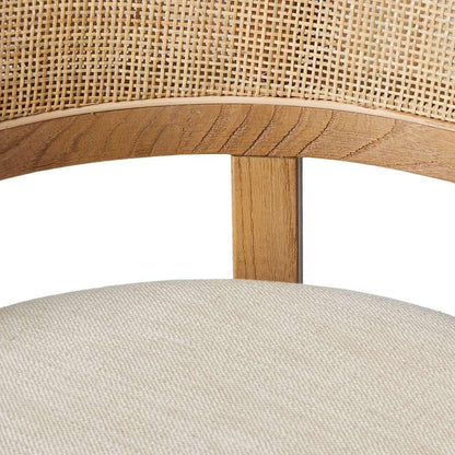 Four Hands - Keston - Cordoba Dining Armchair-Bergamo Parchmnt - 236108-001 veiw 9