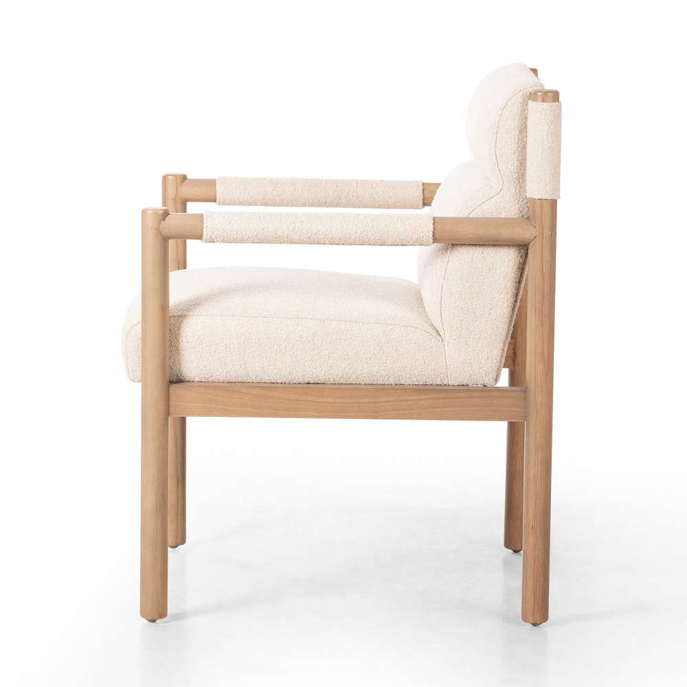 Four Hands - Kiano Dining Armchair - Charter Oatmeal - 236328-001 veiw 6