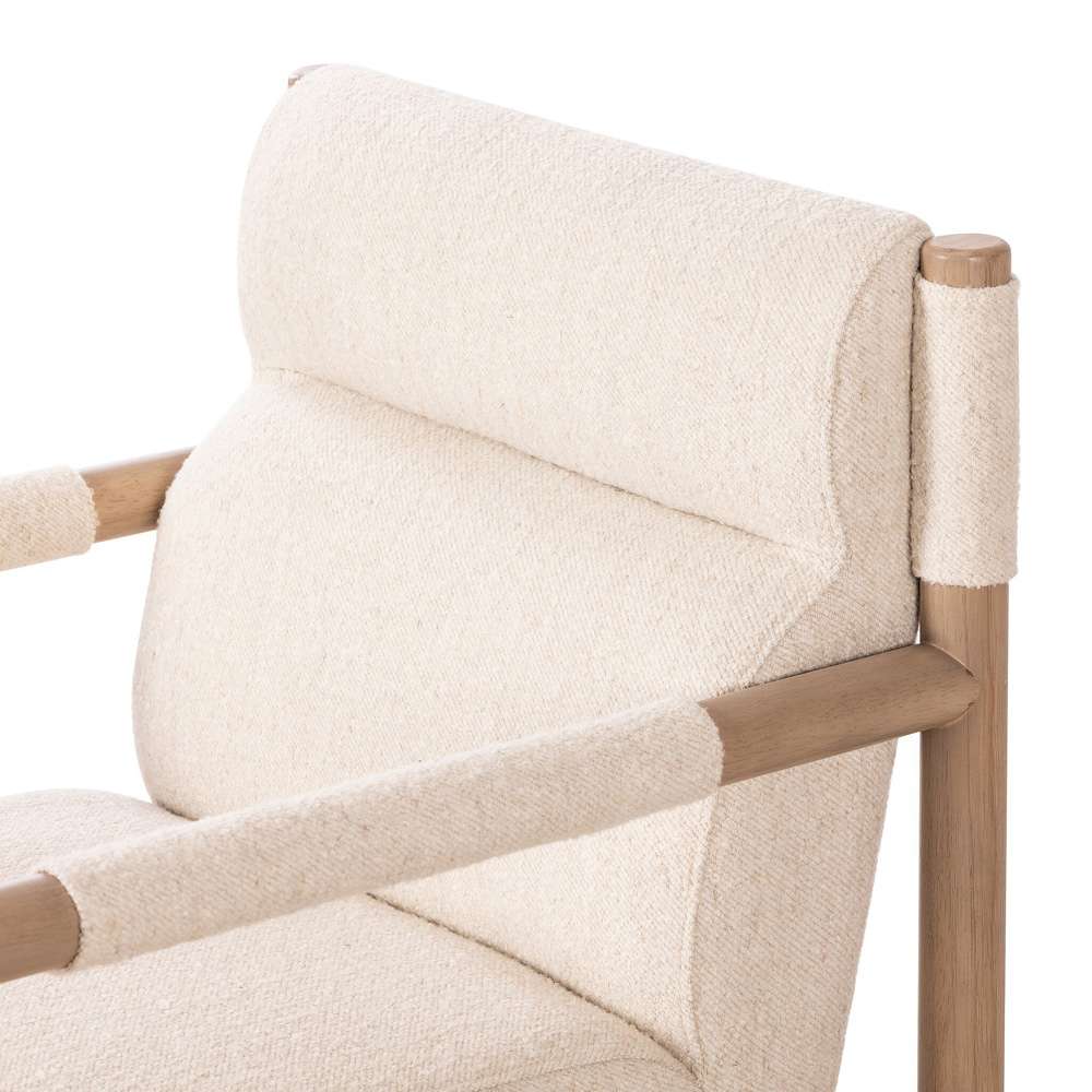 Four Hands - Kiano Dining Armchair - Charter Oatmeal - 236328-001 veiw 7