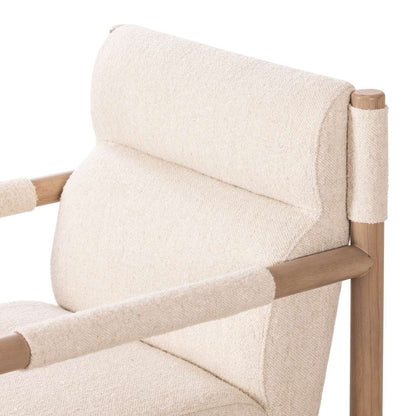 Four Hands - Kiano Dining Armchair - Charter Oatmeal - 236328-001 veiw 7