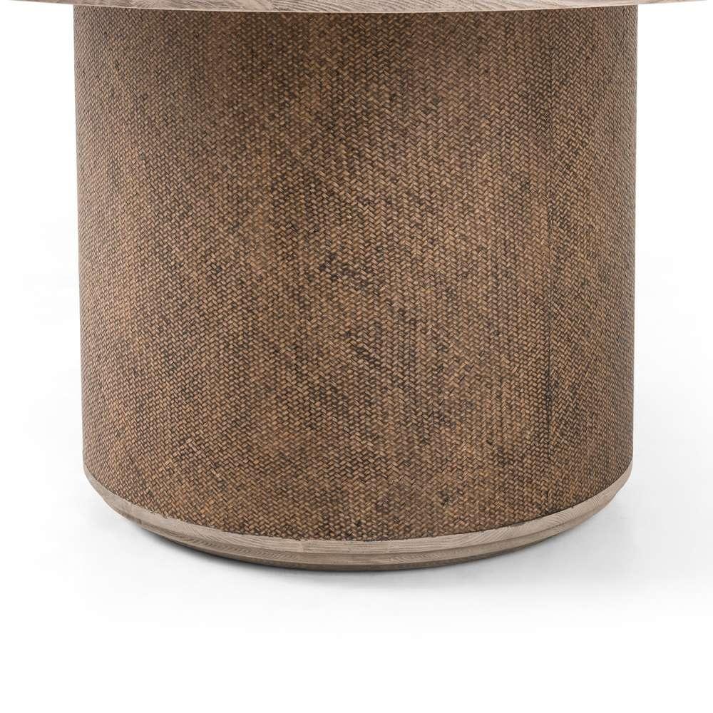 Four Hands - Kiara Round Dining Table - Weathered Blonde Oak Veneer - 228001-003 veiw 7