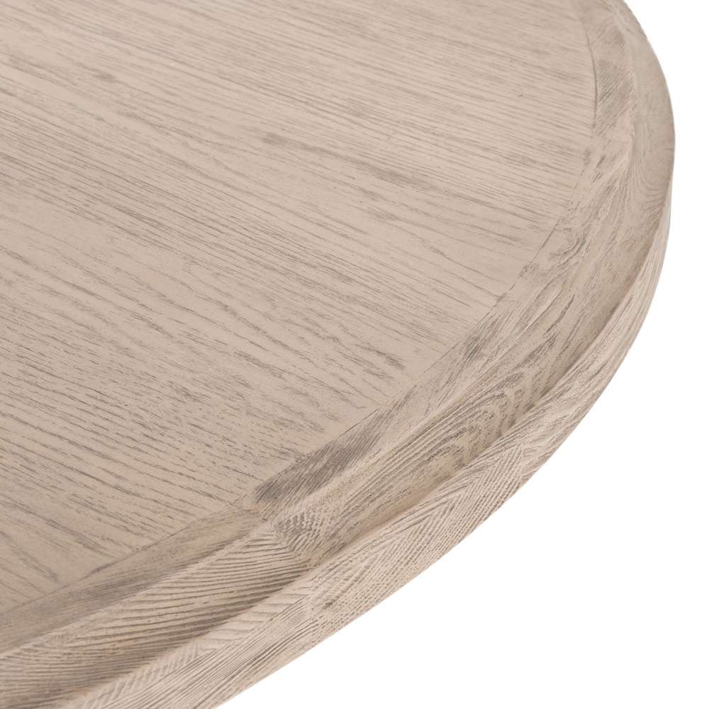 Four Hands - Kiara Round Dining Table - Weathered Blonde Oak Veneer - 228001-003 veiw 8