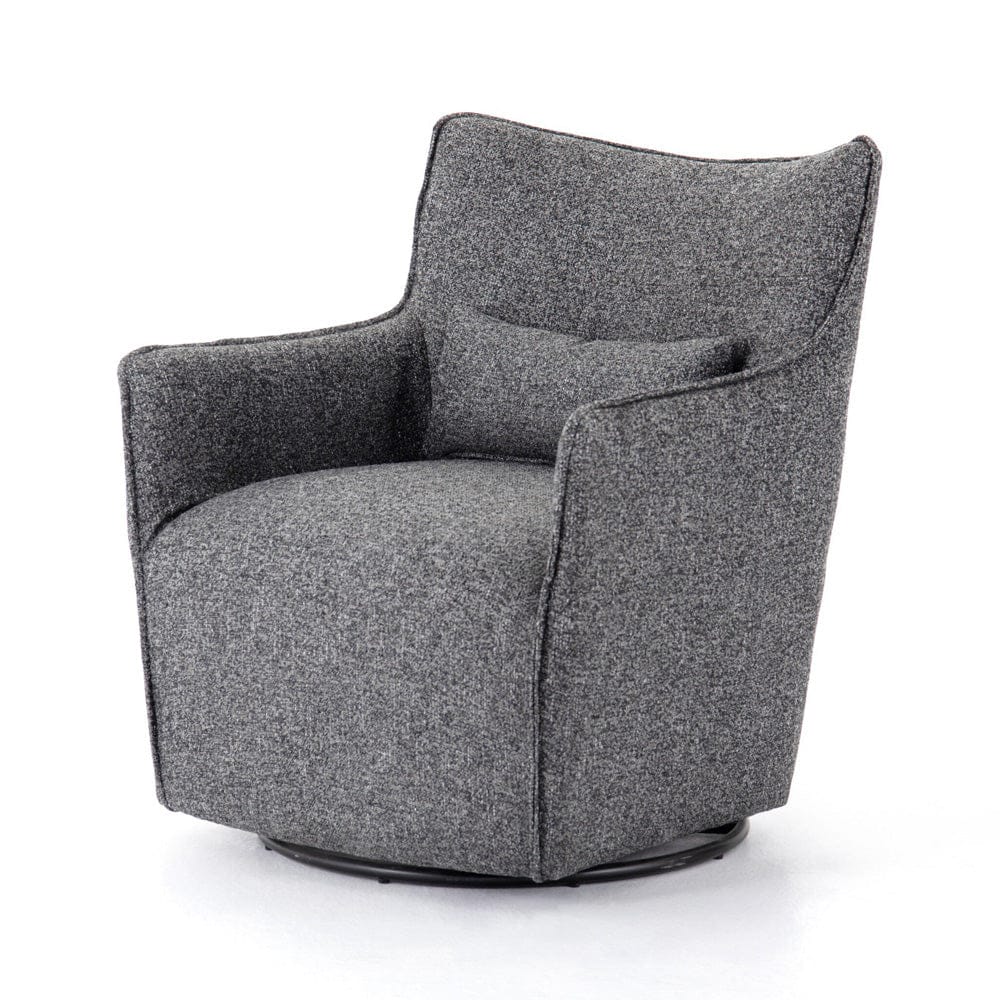 Four Hands - Kimble Swivel Chair - Bristol Charcoal - 106086-008 view 2