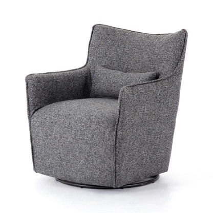 Four Hands - Kimble Swivel Chair - Bristol Charcoal - 106086-008 view 2