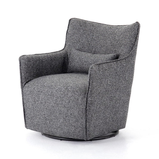 Four Hands - Kimble Swivel Chair - Bristol Charcoal - 106086-008 view 2