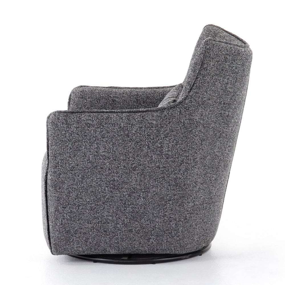 Four Hands - Kimble Swivel Chair - Bristol Charcoal - 106086-008 view 3