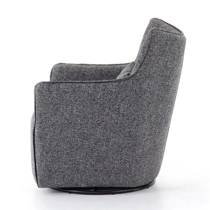 Four Hands - Kimble Swivel Chair - Bristol Charcoal - 106086-008 view 3