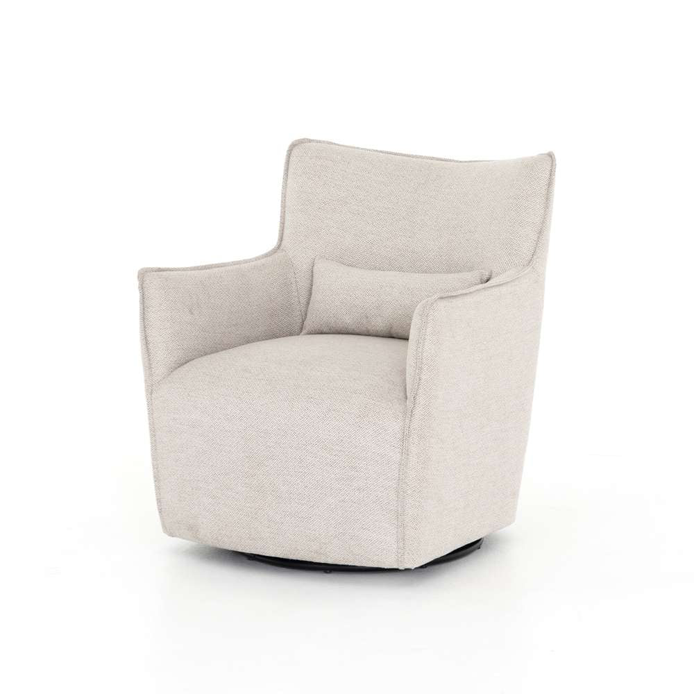 Four Hands - Kimble Swivel Chair - Noble Platinum - 106086-015 veiw 1