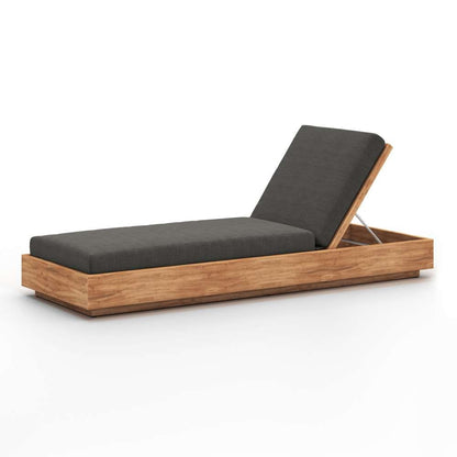 Four Hands - Kinta Outdoor Chaise - Charcoal - 109167-001 veiw 1