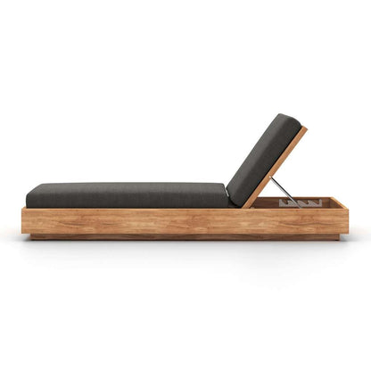 Four Hands - Kinta Outdoor Chaise - Charcoal - 109167-001 veiw 3